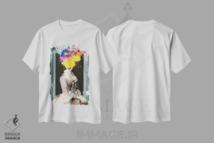 تیشرت طرح دار مدام دو بلو، هنر فاخر معاصر اثر آلن ماگالون | immage.ir