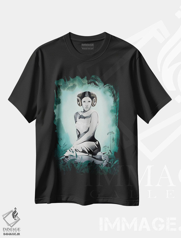 تیشرت طرح دار شاهزادهٔ گمشده، هنر فاخر معاصر اثر آلن ماگالون | فروشگاه ایماژ