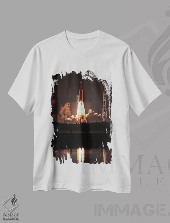 تیشرت طرح دار پرتاب موشک آرتیمیس SLS ناسا، مدیوم اثر الکس جی پرز | immage.ir