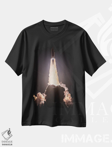 تیشرت طرح دار پرتاب موشک آرتیمیس SLS ناسا، مدیوم اثر الکس جی پرز | فروشگاه ایماژ