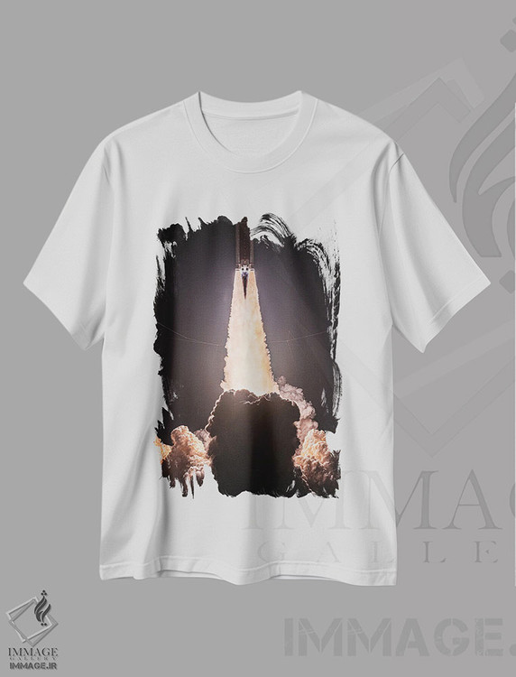 تیشرت طرح دار پرتاب موشک آرتیمیس SLS ناسا، مدیوم اثر الکس جی پرز | immage.ir