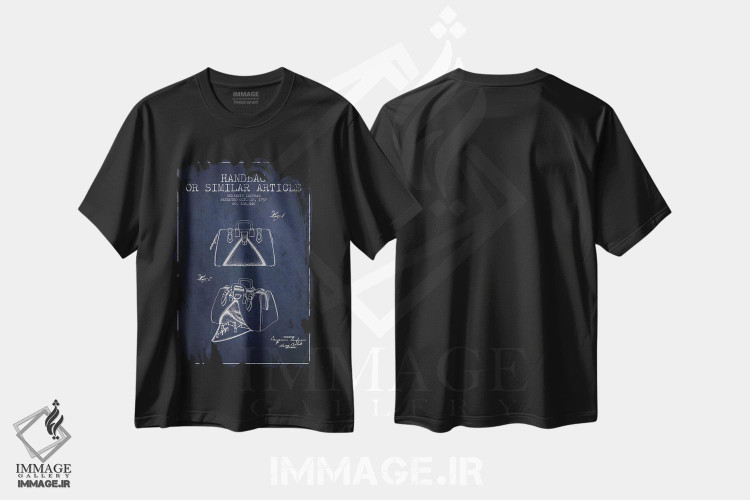 تیشرت طرح دار نقشه اختراع کیف مشابه، وینتیج و رترو اثر پیکسل کهنه | immage.ir
