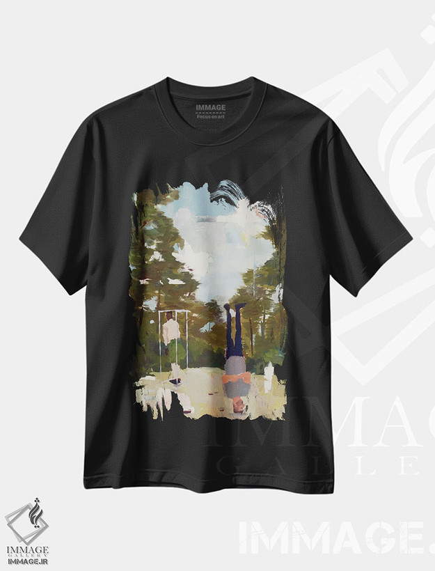 تیشرت طرح دار یک جنگل، دکور معاصر اثر الکساندر گراهوفسکی | فروشگاه ایماژ