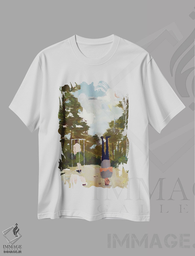تیشرت طرح دار یک جنگل، دکور معاصر اثر الکساندر گراهوفسکی | immage.ir