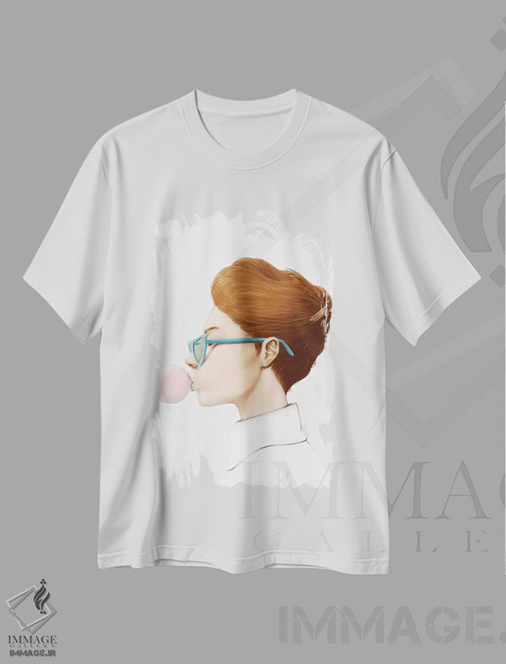 تیشرت طرح دار مرا ببین، مرا ببین، باربیکور اثر الکساندر گراهوفسکی | immage.ir