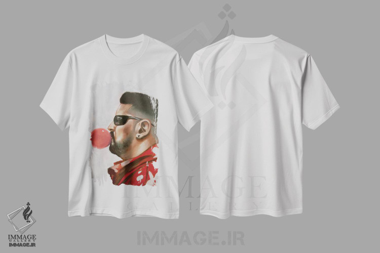 تیشرت طرح دار گروه آرایشگران I، هنر فاخر اثر الکساندر گراهوفسکی | فروشگاه ایماژ