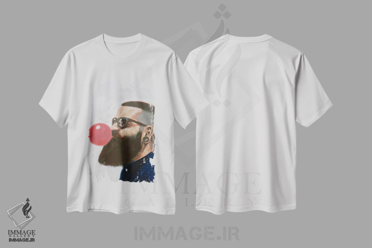 تیشرت طرح دار گروه آرایشگران II، تزئینی اثر الکساندر گراهوفسکی | immage.ir