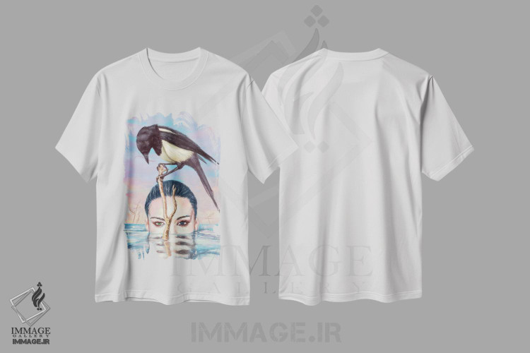 تیشرت طرح دار سرگردان، مدیوم اثر الکساندر گراهوفسکی | فروشگاه ایماژ