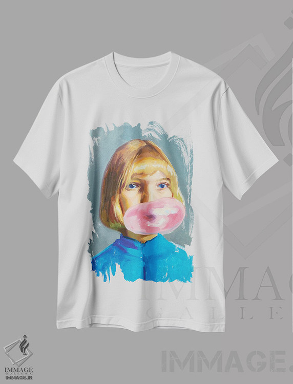 تیشرت طرح دار ویولت بی، هنر فاخر معاصر اثر الکساندر گراهوفسکی | immage.ir