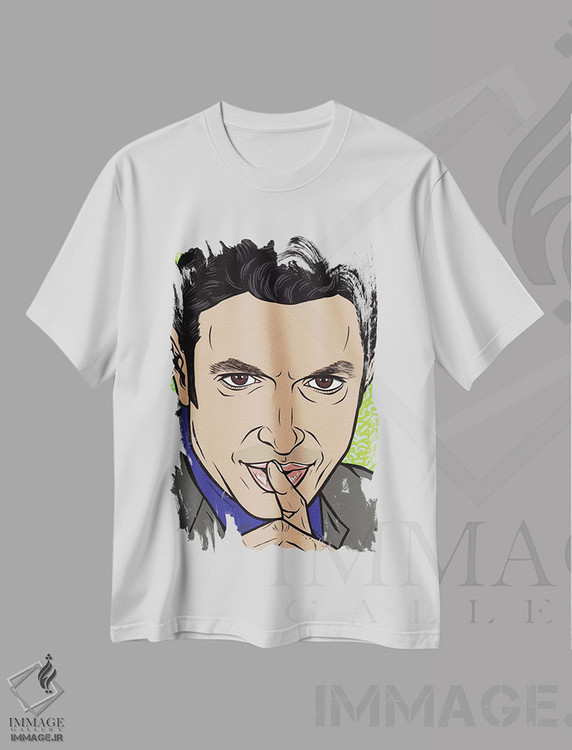 تیشرت طرح دار جف گلدبلوم، هنر فاخر معاصر اثر آلیسون گاتچل | immage.ir