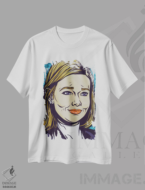 تیشرت طرح دار شیو، هنر فاخر معاصر اثر آلیسون گاتچل | immage.ir