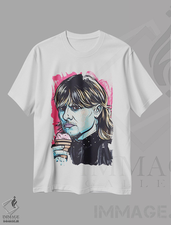 تیشرت طرح دار کیف، هنر فاخر معاصر اثر آلیسون گاتچل | immage.ir