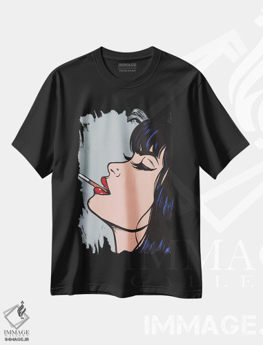 تیشرت طرح دار عدد ۳۵، هنر فاخر معاصر اثر آلیسون گاتچل | فروشگاه ایماژ