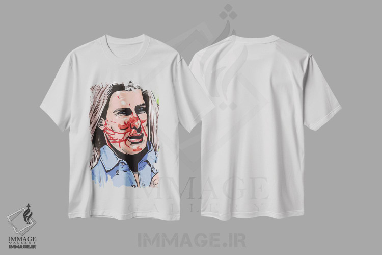 تیشرت طرح دار فابیو در رولرکوستر، هنر فاخر معاصر اثر آلیسون گاتچل | immage.ir