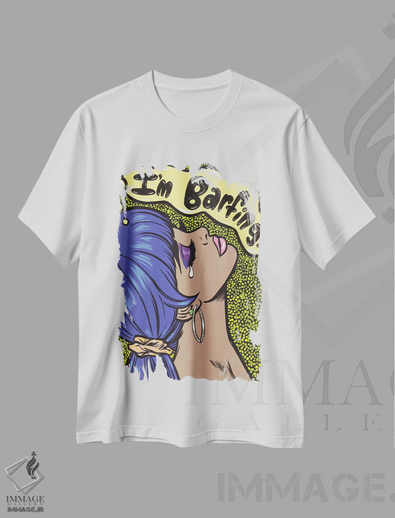 تیشرت طرح دار آثار آلیسون گاتچل - فروشگاه ایماژ