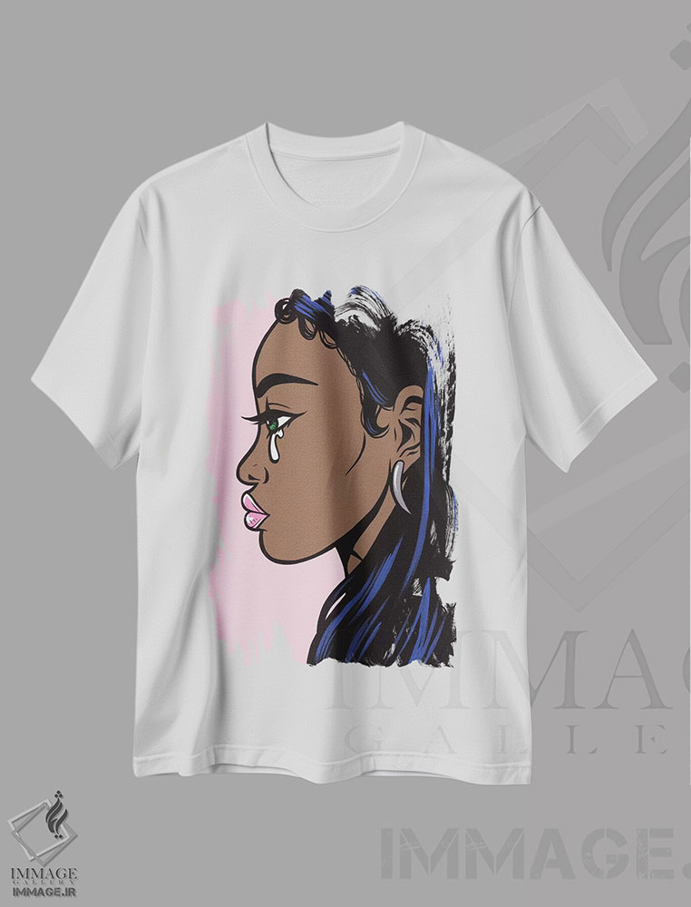 تیشرت طرح دار آثار آلیسون گاتچل - فروشگاه ایماژ