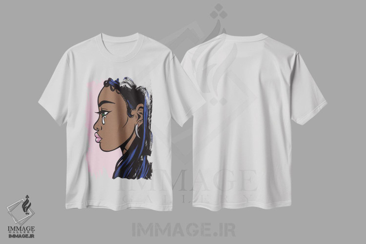 تیشرت طرح دار آثار آلیسون گاتچل - فروشگاه ایماژ