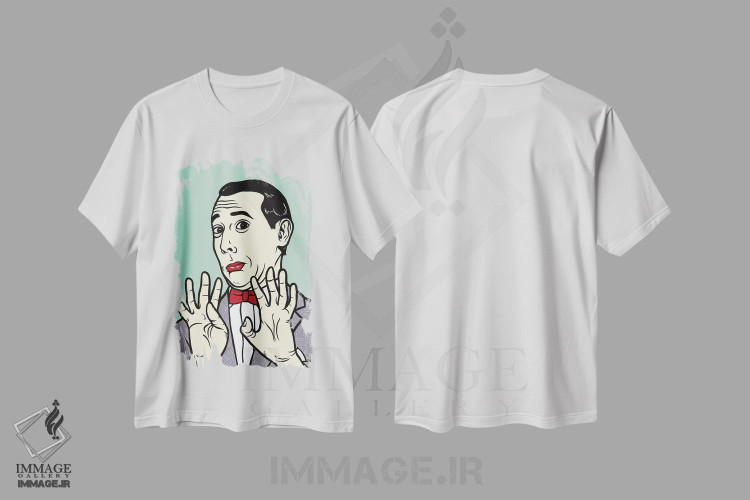 تیشرت طرح دار پی وی هرمن، هنر فاخر معاصر اثر آلیسون گاتچل | immage.ir