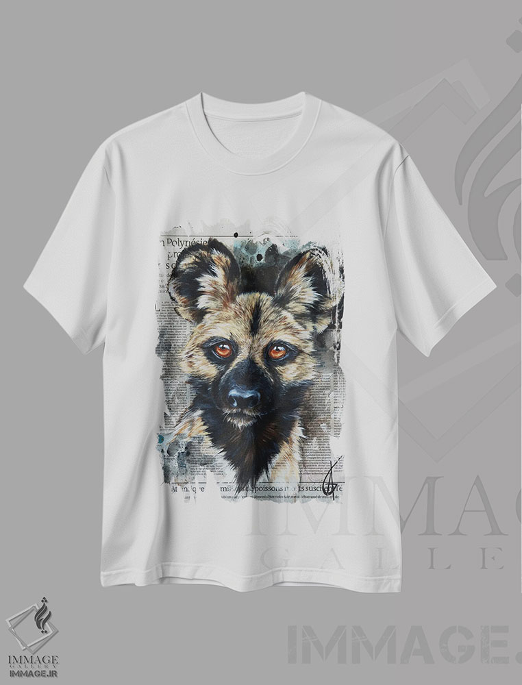 تیشرت طرح دار اینجا، هنر فاخر معاصر اثر آناگرُز | immage.ir