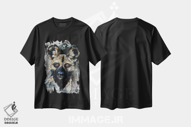 تیشرت طرح دار اینجا، هنر فاخر معاصر اثر آناگرُز | فروشگاه ایماژ