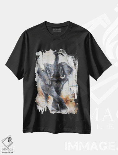 تیشرت طرح دار بیجاک، هنر فاخر معاصر اثر آناگرُز | فروشگاه ایماژ