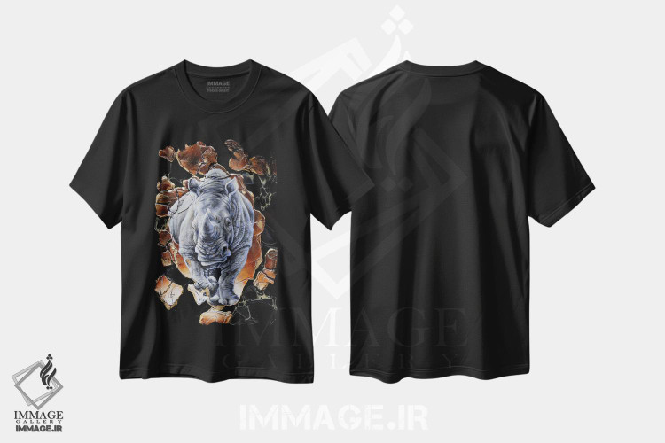 تیشرت طرح دار آنگو، هنر فاخر معاصر اثر آناگرُز | فروشگاه ایماژ