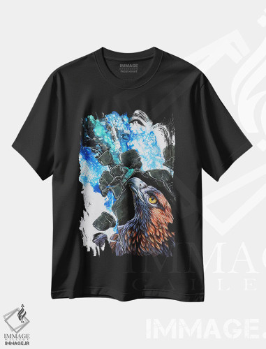 تیشرت طرح دار هکتور، هنر فاخر معاصر اثر آناگرُز | فروشگاه ایماژ
