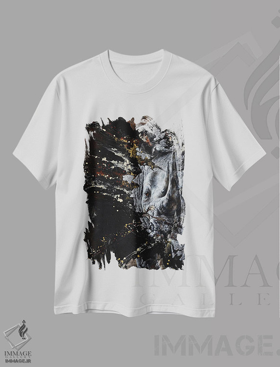 تیشرت طرح دار شکننده، هنر فاخر معاصر اثر آناگرُز | immage.ir