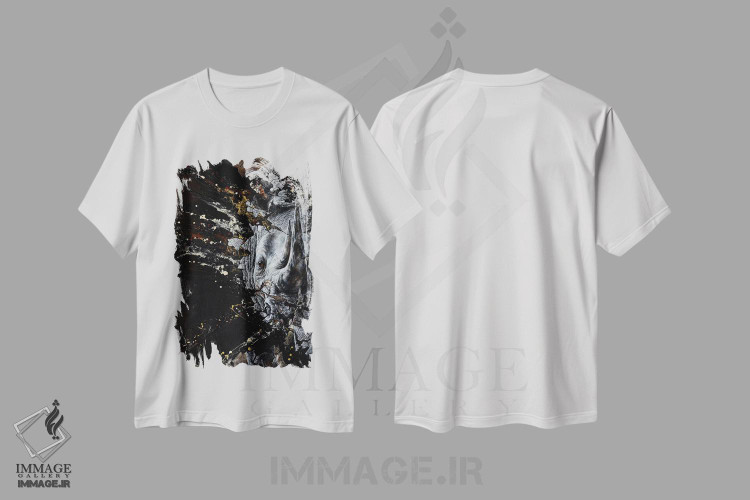 تیشرت طرح دار شکننده، هنر فاخر معاصر اثر آناگرُز | immage.ir