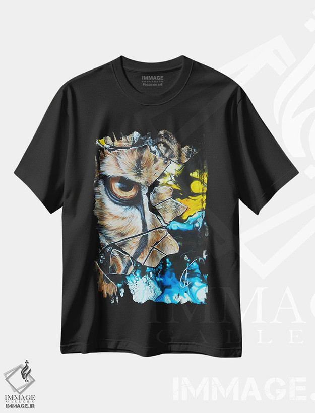 تیشرت طرح دار کاهَا، هنر فاخر معاصر اثر آناگرُز | فروشگاه ایماژ