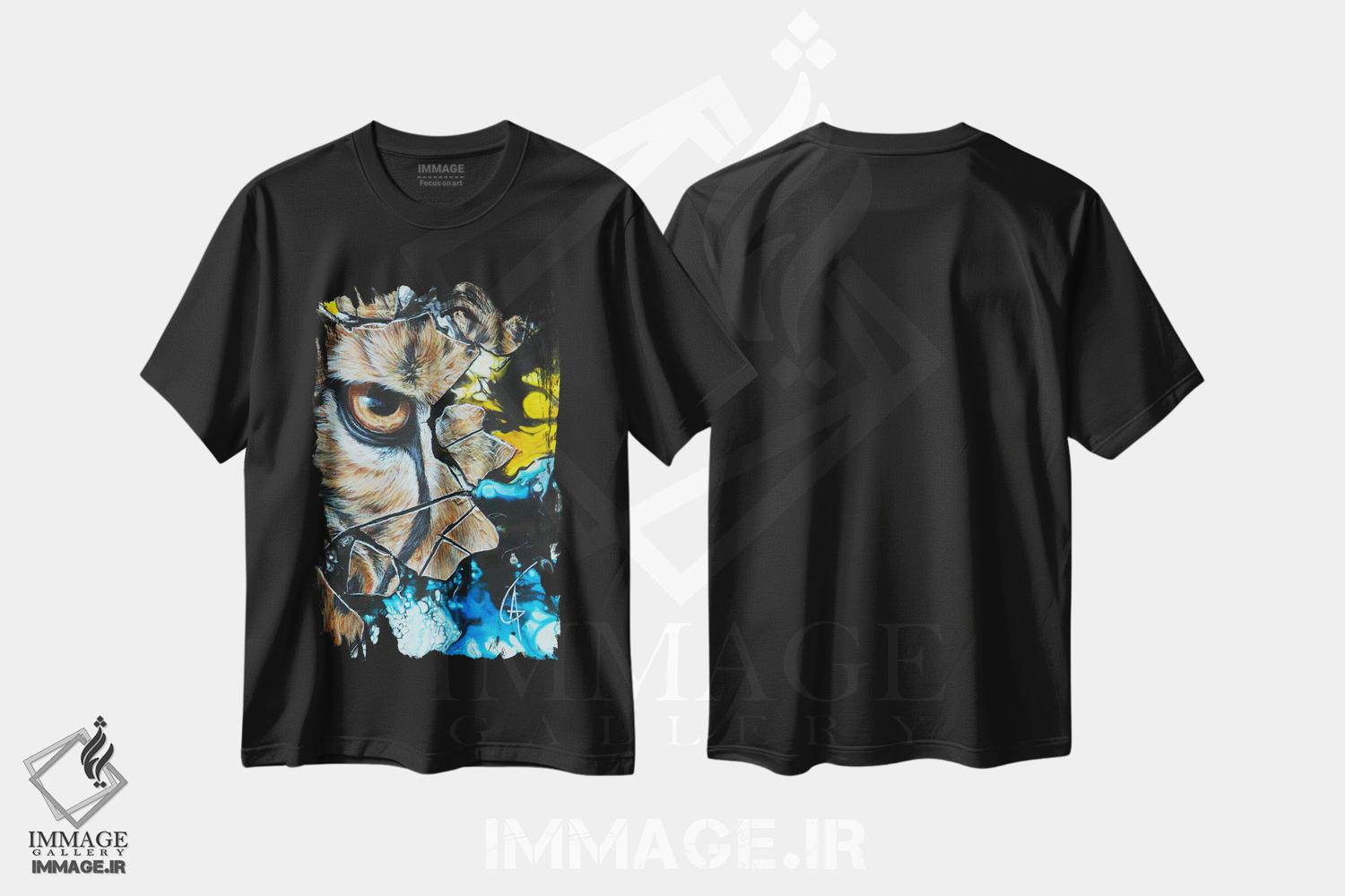 تیشرت طرح دار کاهَا، هنر فاخر معاصر اثر آناگرُز | فروشگاه ایماژ