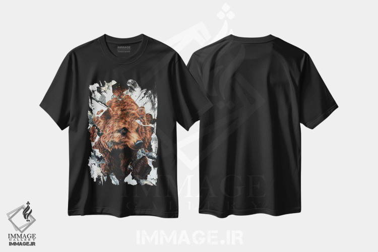 تیشرت طرح دار کارو، هنر فاخر معاصر اثر آناگرُز | فروشگاه ایماژ