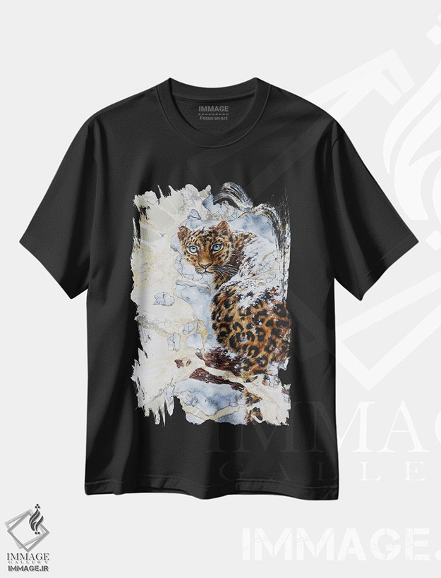 تیشرت طرح دار خار، هنر فاخر معاصر اثر آناگرُز | فروشگاه ایماژ