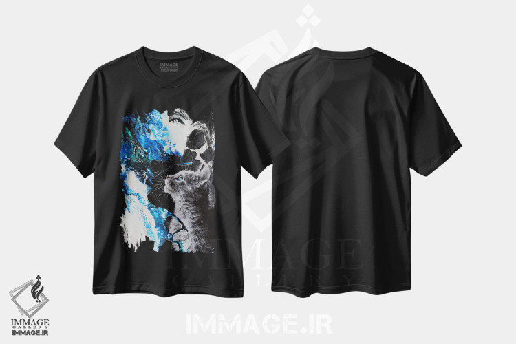 تیشرت طرح دار ماریوس، هنر فاخر معاصر اثر آناگرُز | فروشگاه ایماژ