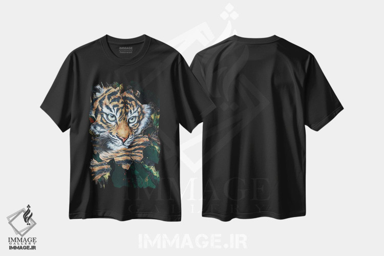 تیشرت طرح دار سانگا، هنر فاخر معاصر اثر آناگرُز | فروشگاه ایماژ