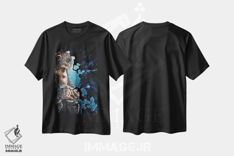 تیشرت طرح دار تَالیتی، هنر فاخر معاصر اثر آناگرُز | فروشگاه ایماژ