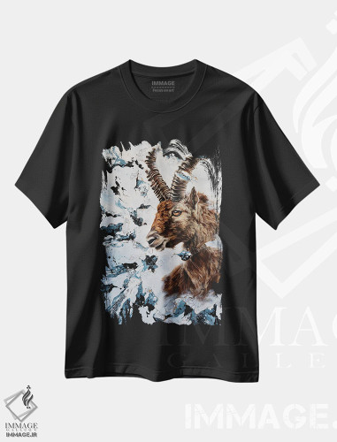 تیشرت طرح دار یانگیر، هنر فاخر معاصر اثر آناگرُز | فروشگاه ایماژ
