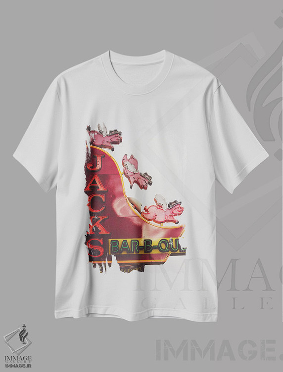 تیشرت طرح دار نئون نشویل ۱، دکور روستایی اثر آن هادک | immage.ir