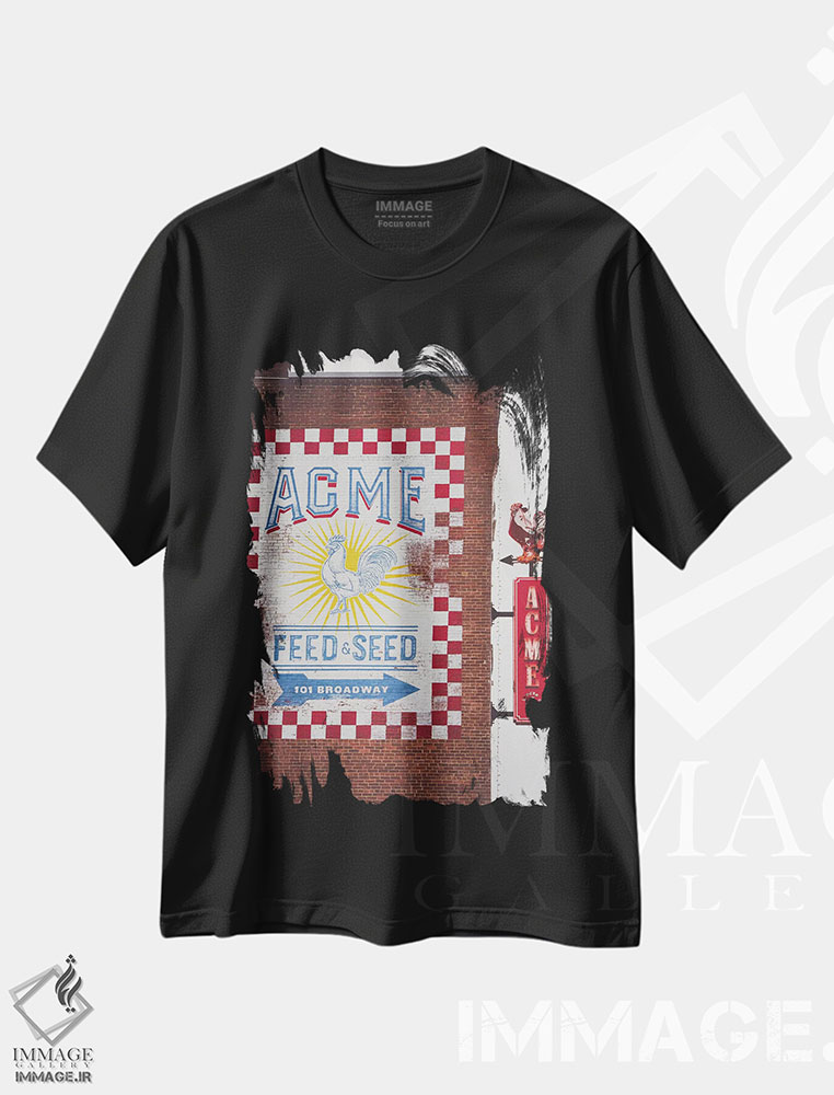 تیشرت طرح دار آکمی فید اند سید، مدیوم اثر آن هادک | فروشگاه ایماژ