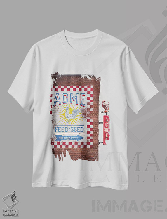 تیشرت طرح دار آکمی فید اند سید، مدیوم اثر آن هادک | immage.ir
