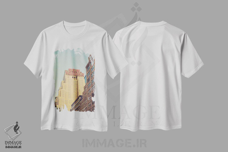 تیشرت طرح دار نیویورکی، مدیوم اثر آن هادک | immage.ir