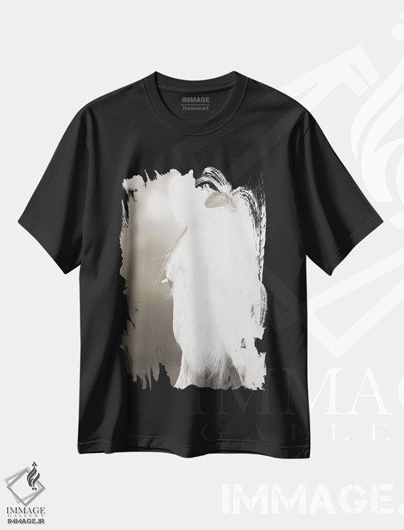 تیشرت طرح دار مروارید، مدیوم اثر آن هادک | فروشگاه ایماژ