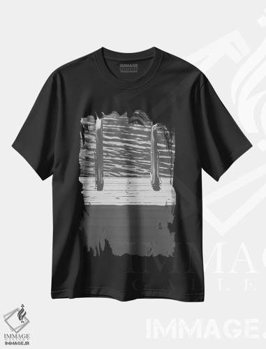تیشرت طرح دار شیرجه، مدیوم اثر آن هادک | فروشگاه ایماژ