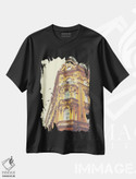 تیشرت طرح دار صبح پراگ، مدیوم اثر آن هادک | فروشگاه ایماژ