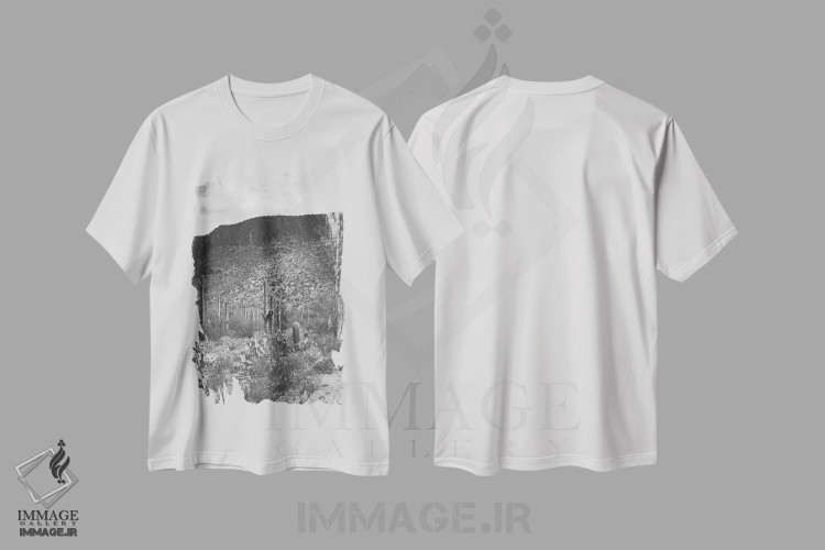 تیشرت طرح دار ساگوارو، مدیوم اثر آن هادک | immage.ir