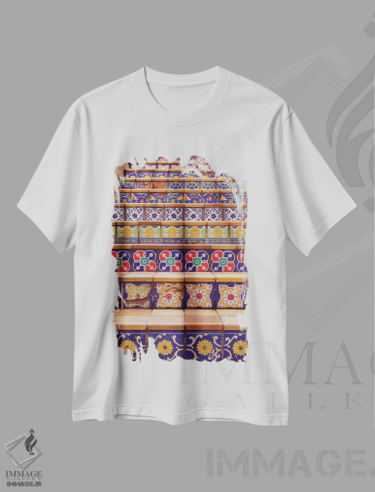 تیشرت طرح دار سن آنتونیو، تزئینی اثر آن هادک | immage.ir