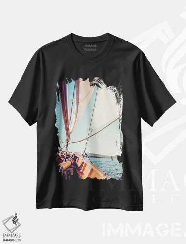 تیشرت طرح دار تعیین مسیر، تزئینی اثر آن هادک | فروشگاه ایماژ