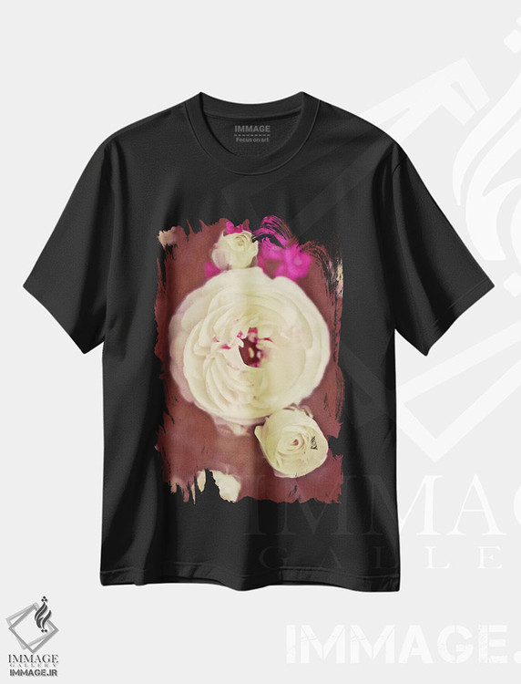 تیشرت طرح دار یک جایی در زمان، مدیوم اثر آن هادک | فروشگاه ایماژ