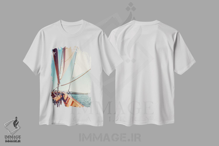 تیشرت طرح دار تعیین مسیر، تزئینی اثر آن هادک | immage.ir