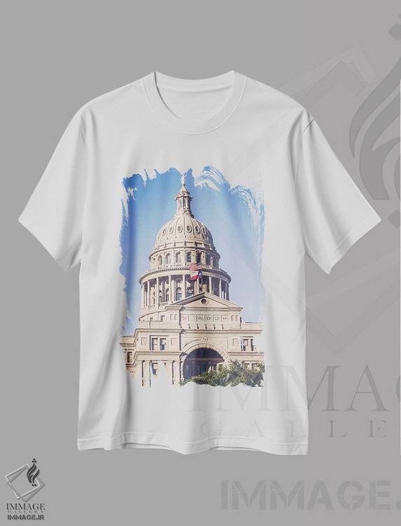 تیشرت طرح دار کاپیتول ایالت تگزاس اثر آن هادک | immage.ir